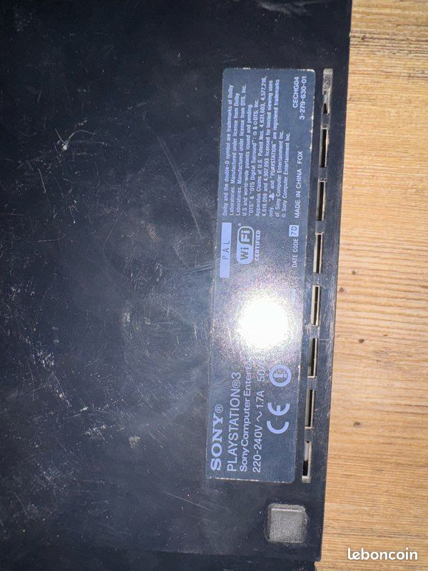 PlayStation 3 Fat CECHG04 – Lecteur HS – Console à réparer (image 4)