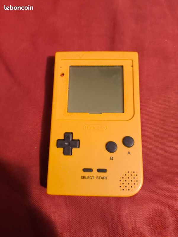 Nintendo Game Boy Pocket Jaune – Console Vintage Fonctionnelle