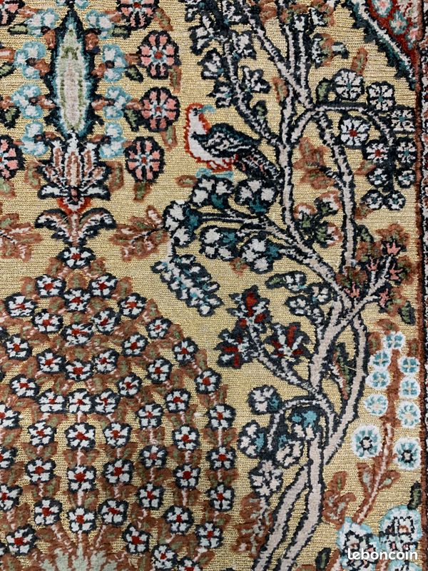 Tapis Oriental Vintage - (290x200 Cm) - Tyna Bleu à Prix