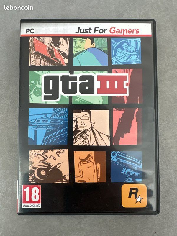Jeu PC Grand Theft Auto III (GTA 3) - édition Physique En Très Bon état