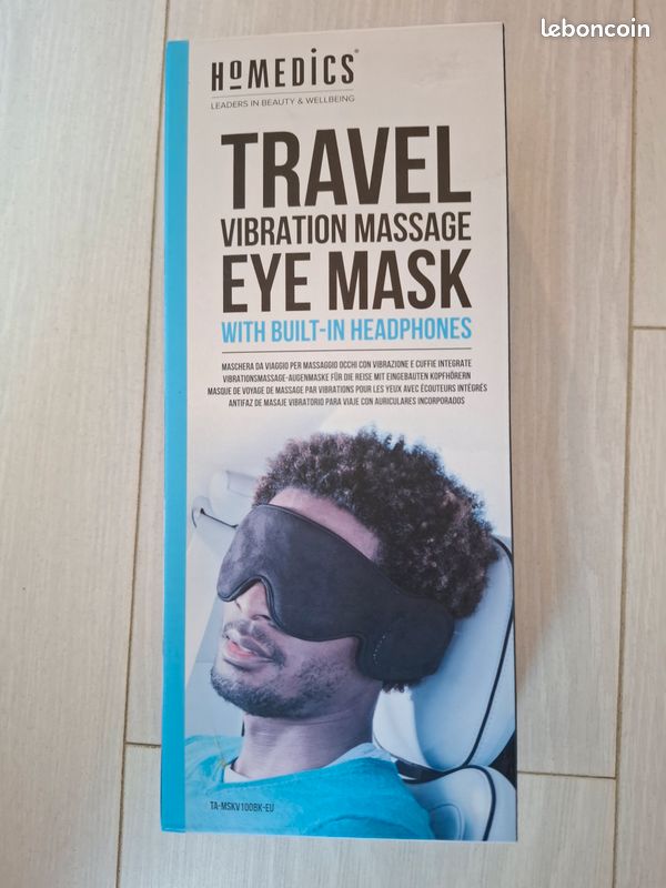 Homedics travel vibration massager eye mask (image 1)
