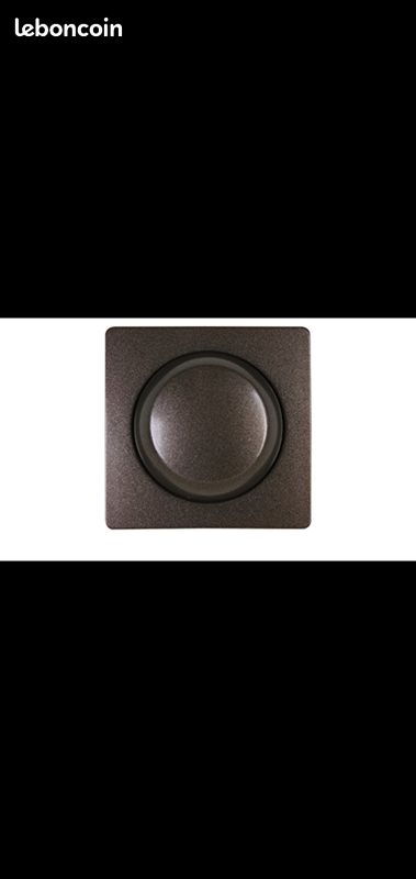 Bouton cache rotatif pour variateur de lumière Kopp Paris Couleur marron neuf (image 5)