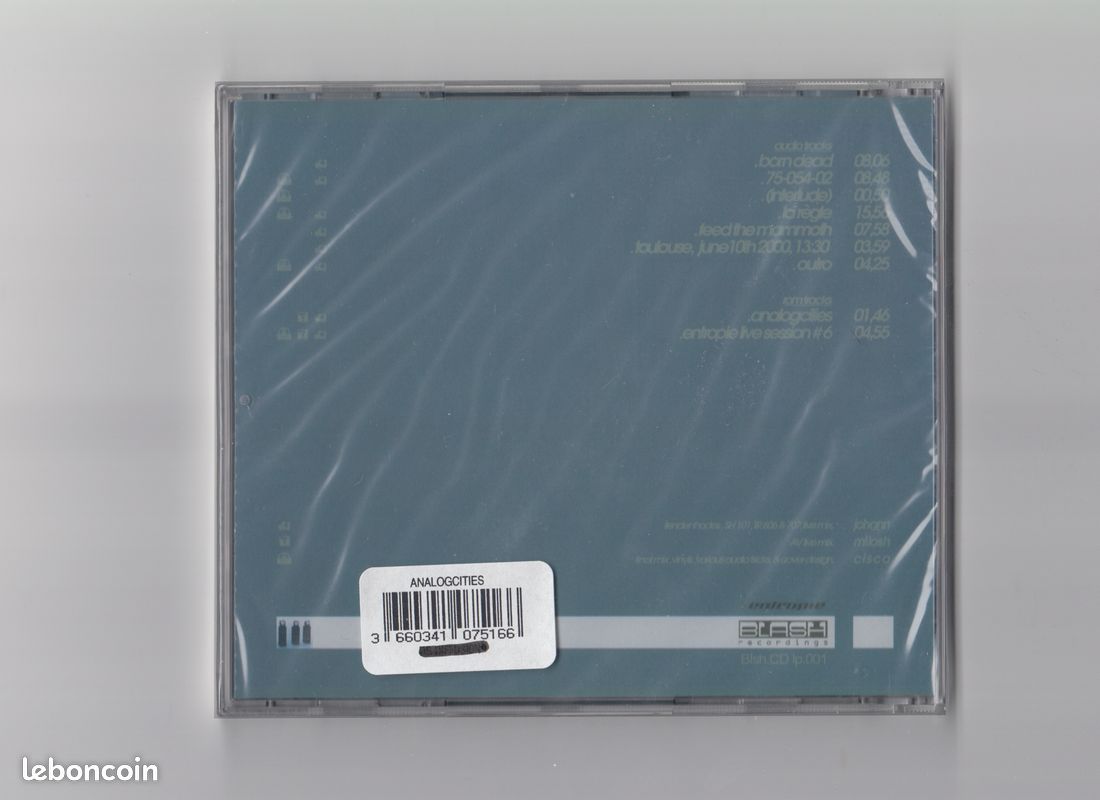 ENTROPIE - Analog Cities (Blash records. 2000) (image 2)