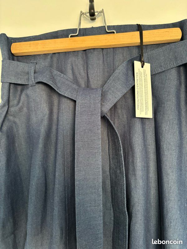 Jupe Anne Klein Taille 6P (petite) - Noire Coupe Crayon 100% Coton - Neuf Avec étiquette