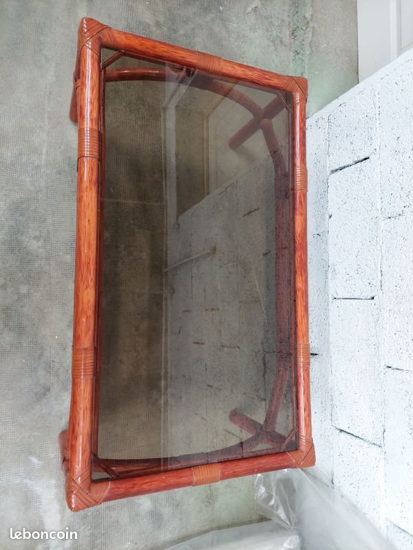 Lot ou à l'unité table basse + meuble tv + coiffeuse et pouf (image 14)