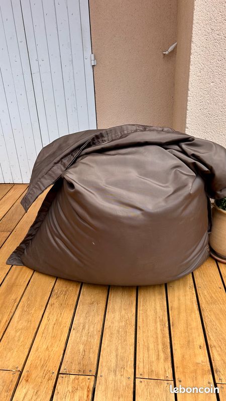Vend pouf marron Big Bao (image 1)