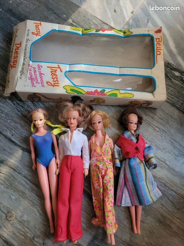 Les Poupees D'autrefois - TRESSY DE BELLA A CILS EN PARFAIT ETAT DANS SA BOITE D'ORIGINE