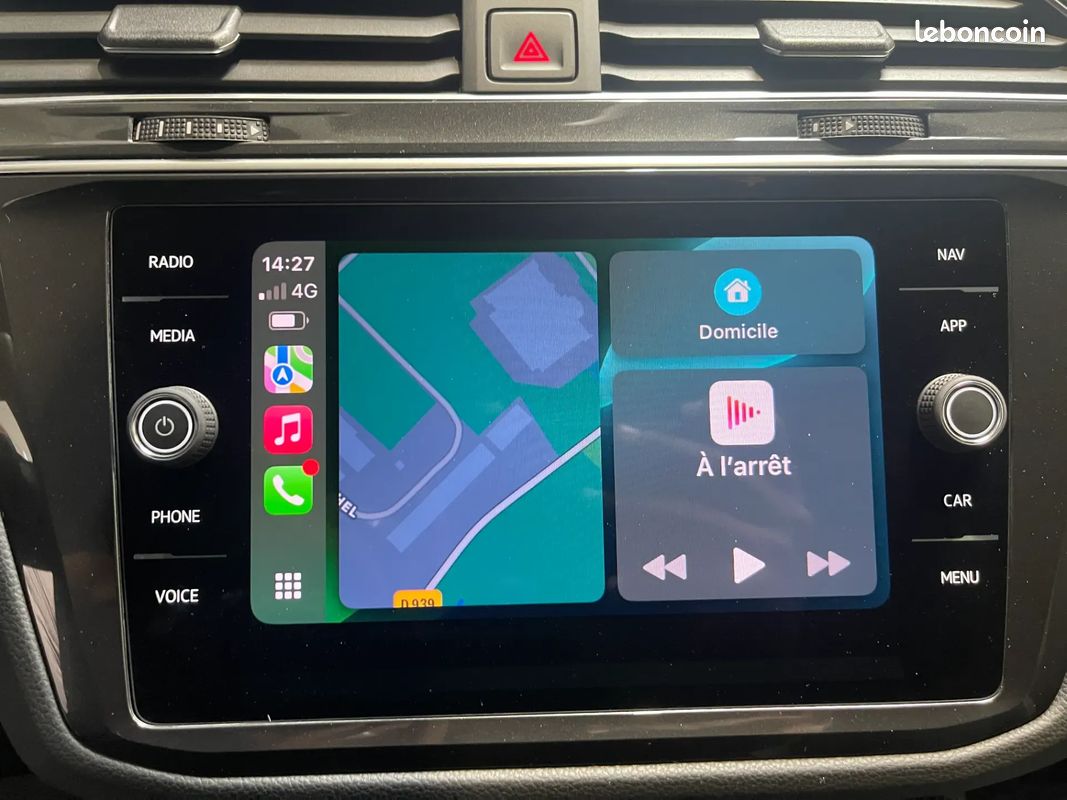 VOLKSWAGEN Tiguan 2.0 TDI 150ch R-Line - 2022 - CarPlay - Virtual cockpit - Led d'ambiance - Boîte auto (image 22)