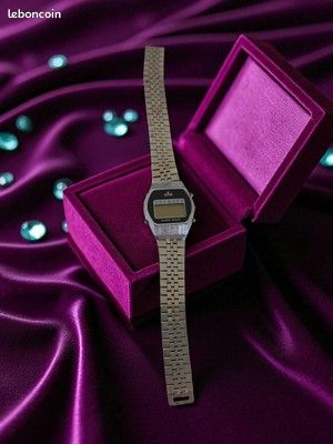 Montre Vintage Femme – Modèle Rétro Multicouleur (non Testée, Pour Collection)