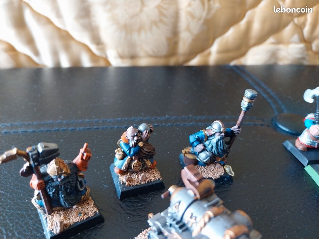 Coffret Warhammer Fantasy Bataillon Nain 2005 - Complet, Partiellement Construit