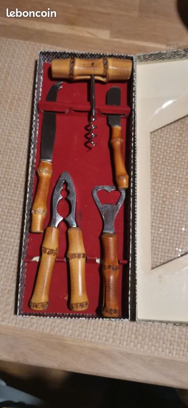 ANCIEN COFFRET DE NECESSAIRE DE TOILETTE art déco EUR 25,00 - FR
