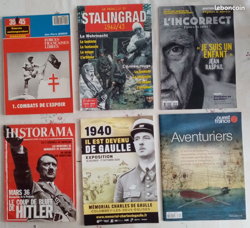 Lot Revue magazine histoire - guerres - armées françaises étrangères - analyses faits événements (image 3)