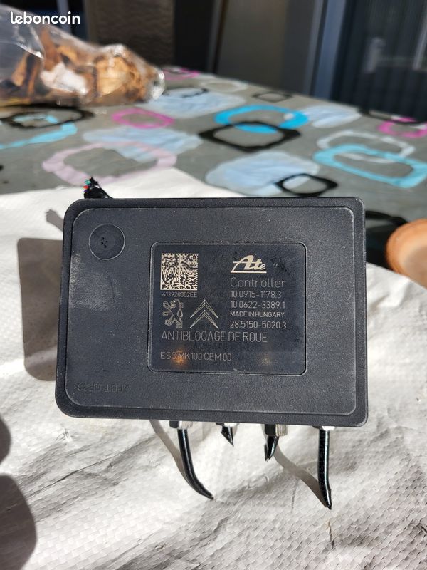 Bloc ABS (module Anti-blocage) Pour Peugeot 208 Phase 1 - Pièce D'occasion - Réf. 1610134480 - Garantie 3 Mois