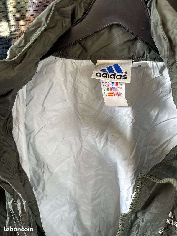 K-Way veste de pluie Adidas Vintage Taille M (image 8)