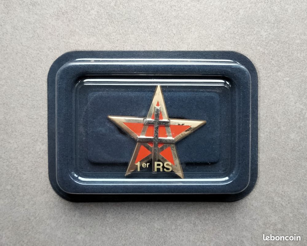Insigne militaire collection Atlas "1er RS" (image 1)