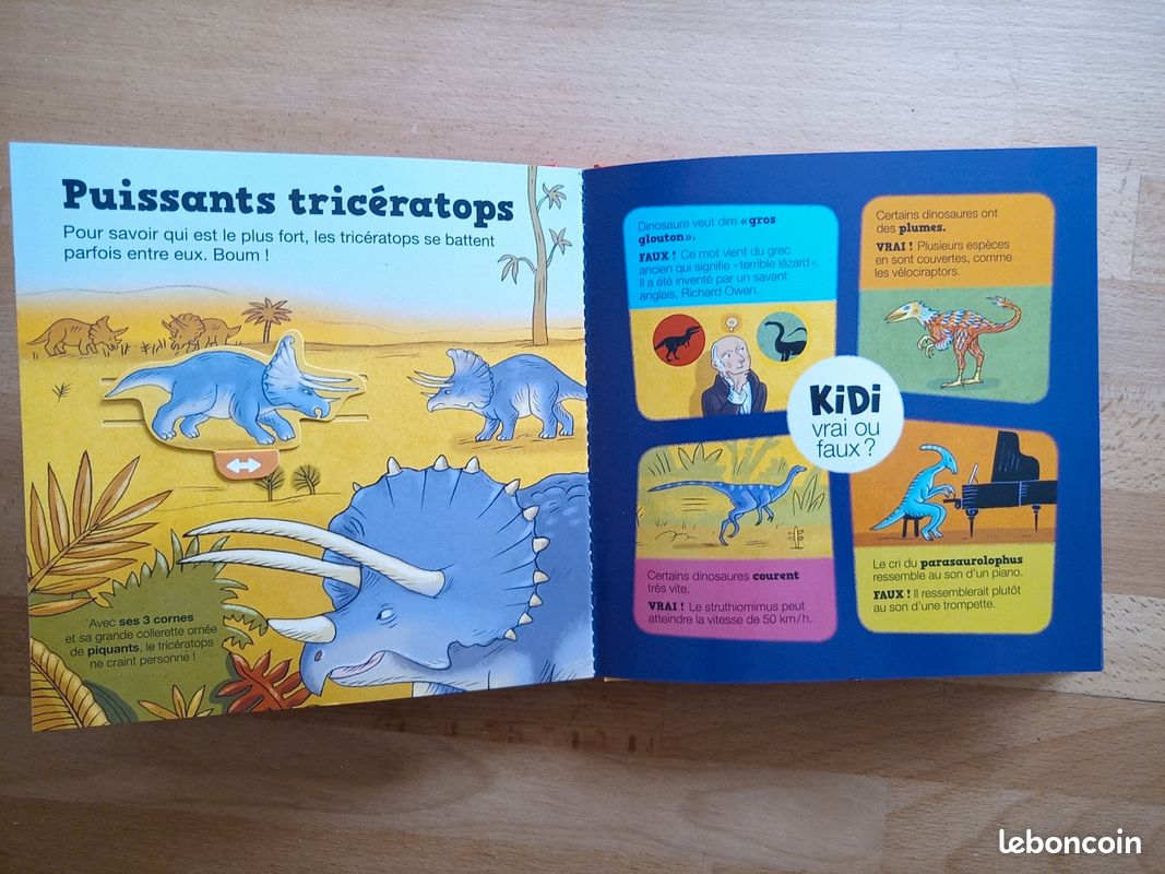 Livre kididoc "Les dinosaures" (image 3)