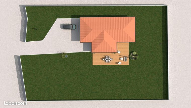 Terrain 1393 m² Raucoules