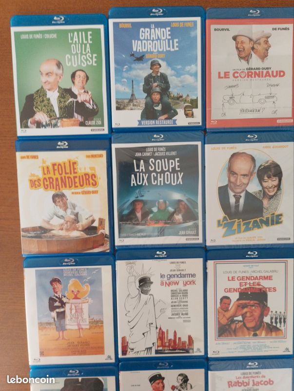 Lot 12 films Louis de Funès en bluray (image 1)