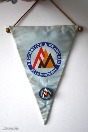 Broche Insigne ESF Cristal - Fédération Française De Ski - Signée Fournier - Occasion