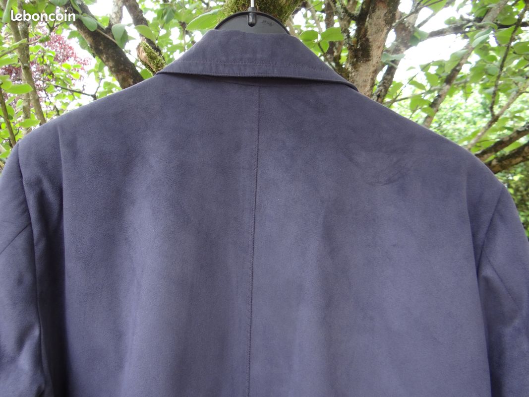 Veste blazer Claude Havrey T 50 coloris marine neuve (image 8)