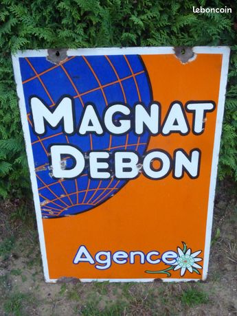 Plaques émaillées Plaque émaillée MAGNAT DEBON • Réf 0897-PLAQ | Roule et Vintage