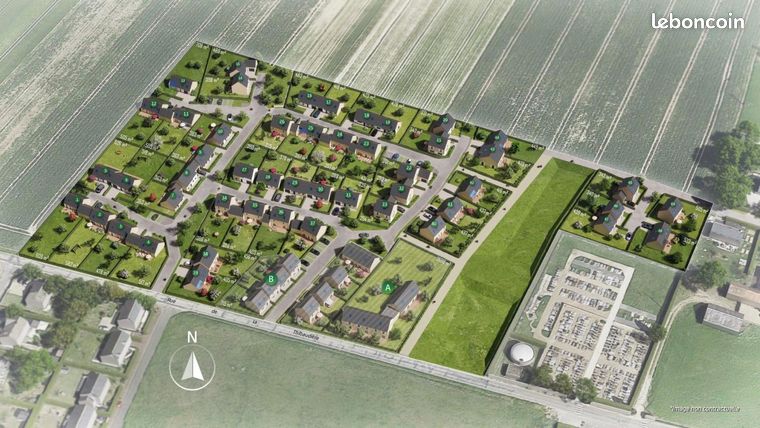Terrain 517 m² Parcay Meslay