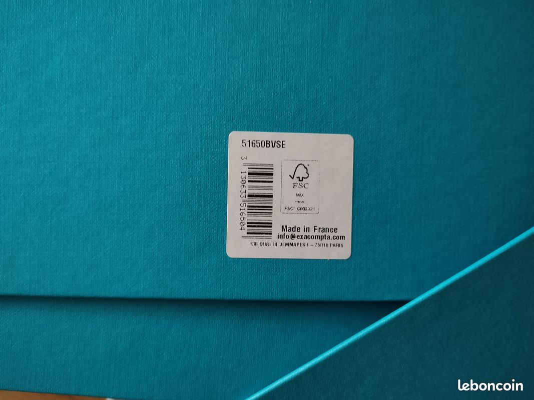 NEUF - lot de 9 grands classeurs 4 anneaux A4 + 21 x 29,7 cm dos 40 mm Exacompta MADE IN FRANCE (image 7)