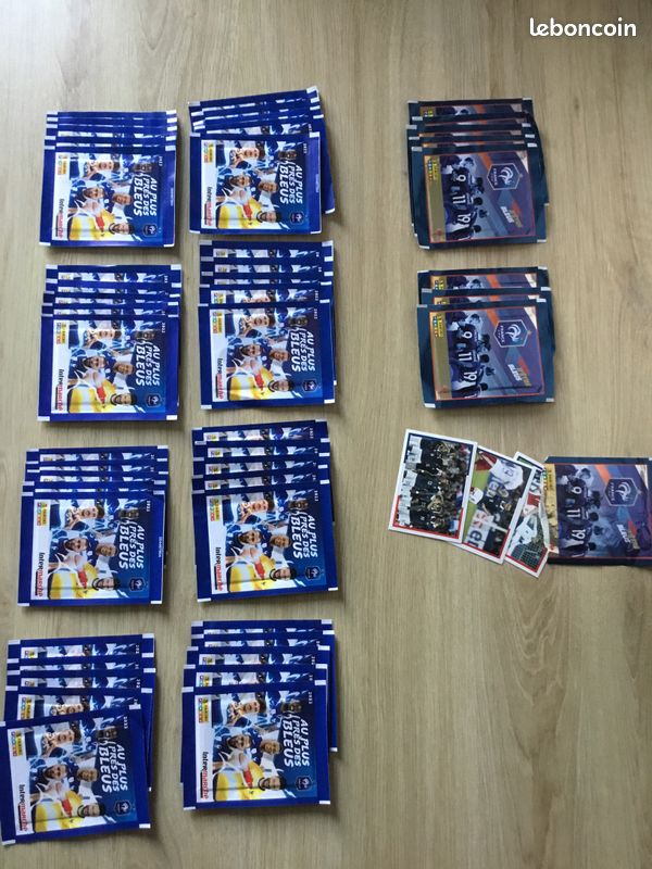 Vignettes Panini au plus près des bleus 2022 Intermarché (image 1)