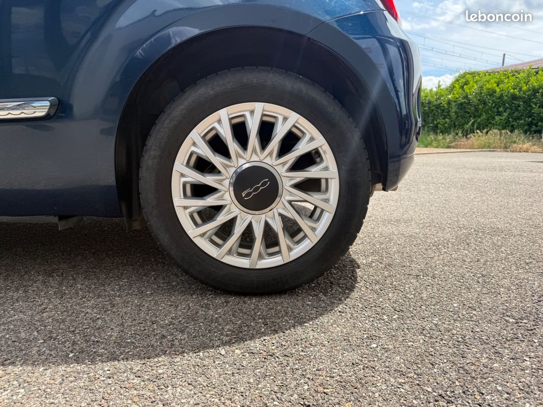 Fiat 500 1.2 70 lounge / distribution neuve / clim / toit panoramique / radars de recule / vitre electrique (image 27)