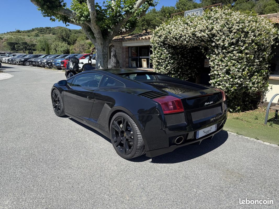 LAMBORGHINI GALLARDO 5.0 V10 - 520 - BV E-Gear COUPE Nera (image 8)
