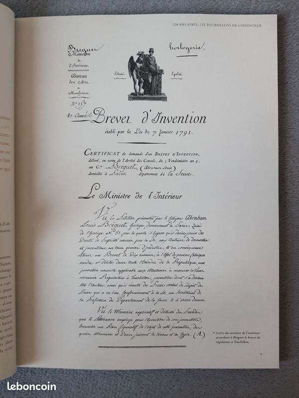 Livre Breguet - Le Quai De L'Horloge N°8 - Catalogue En Bon état