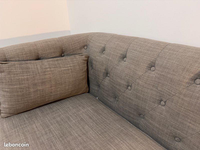 Canapé gris (image 2)