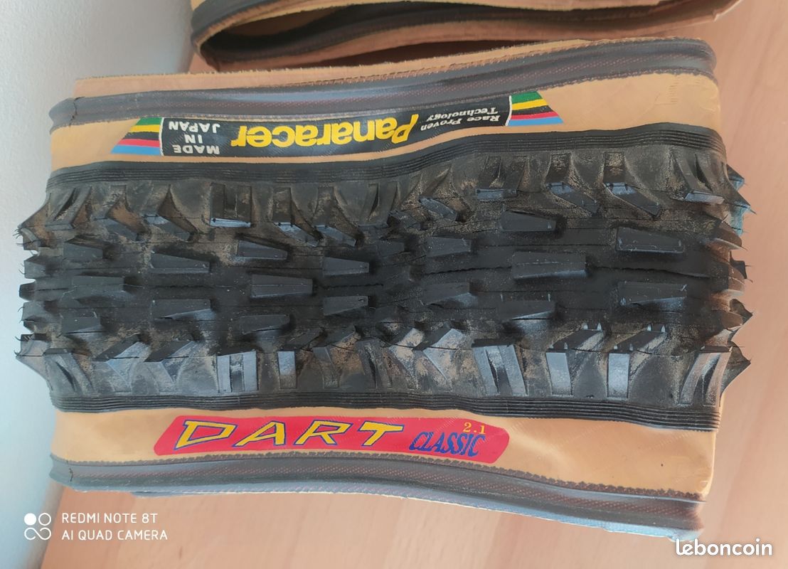 Paire De Pneus PANARACER SMOKE LITE 26 X 1.90 - Noir - Rétro VTT
