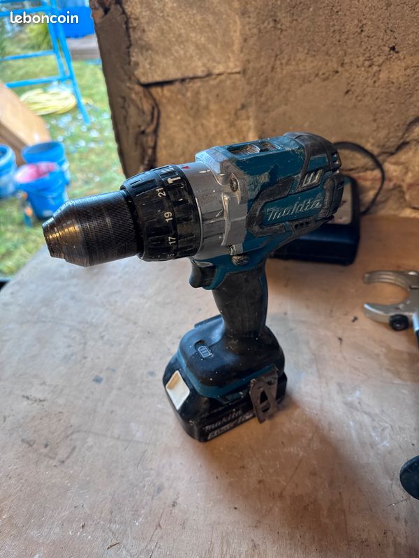 Perceuse visseuse percussion Makita Brushless + chargeur + 2 batteries 5Ah (image 6)