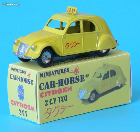 Ref 20 Car-Horse Renault 4cv 4 cv grise piege style JRD Dinky Cij ancien stock sthubert92 - Collection