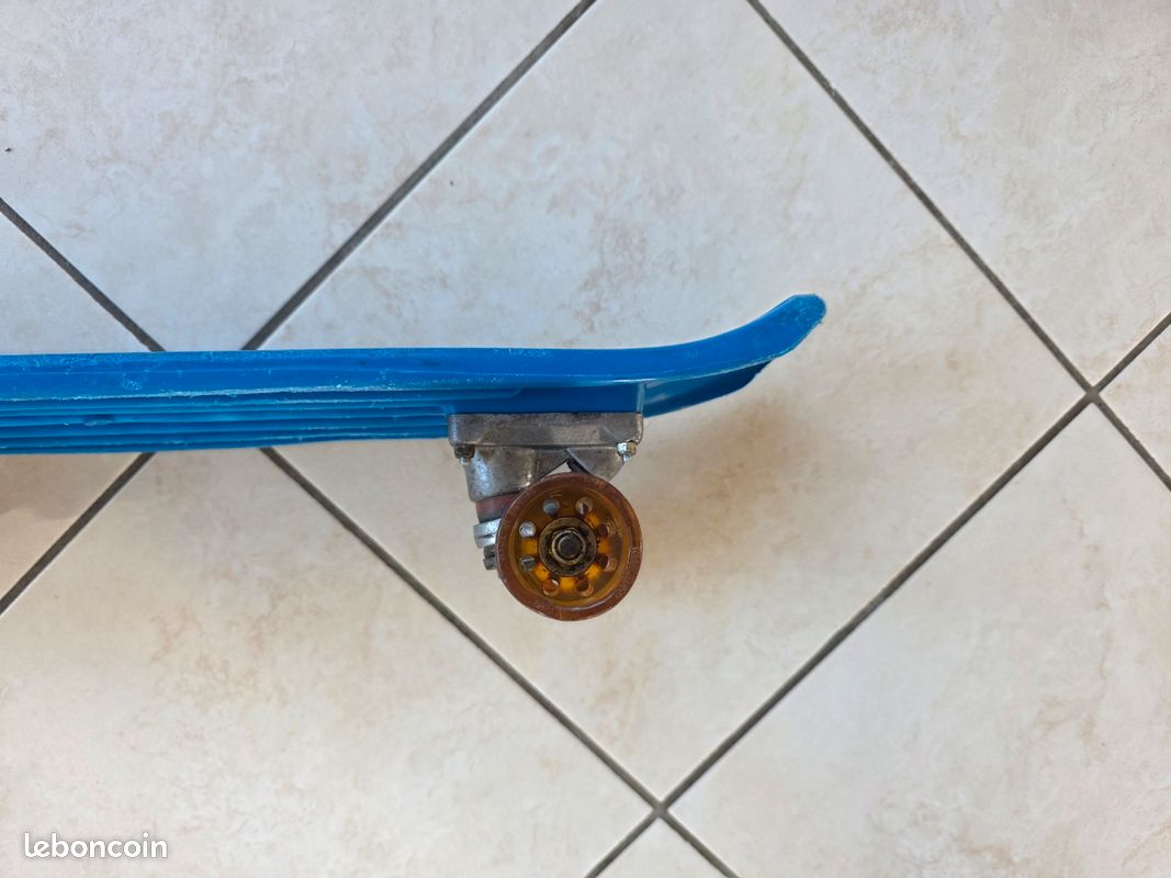 Skateboard Vintage Rollet - Années 80 - Fabriqué En France - Noir