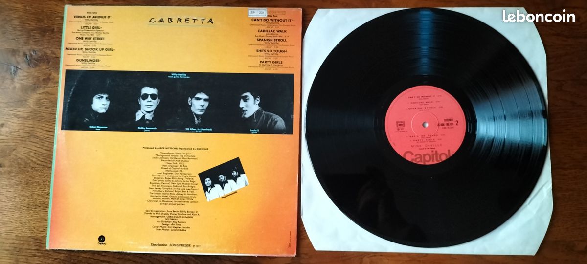 LP Vinyle 33 T - Mink Deville 