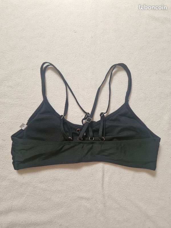 Neuf maillot de bain 2 pièces noir femme taille L/40 (image 5)