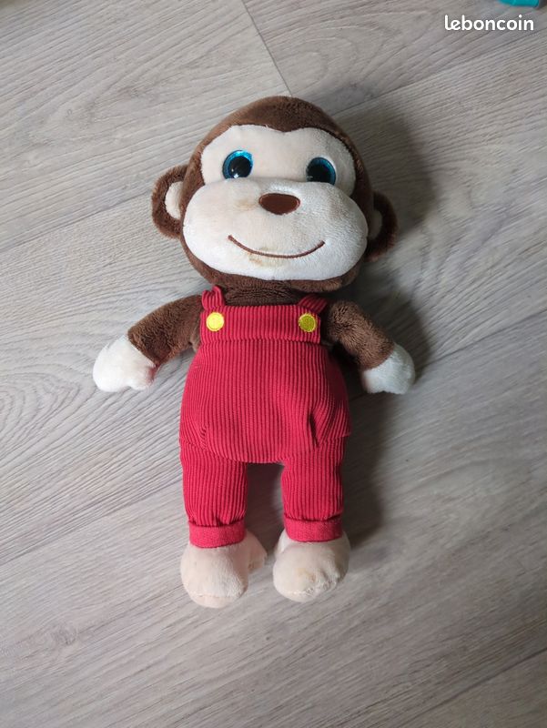 Peluche singe roulade (image 1)