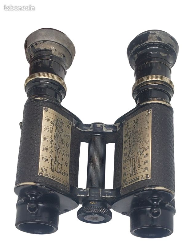 PAIRE DE JUMELLES anciennes Binoculaire WW1 OLMONT Paris 1916 EUR 25,00