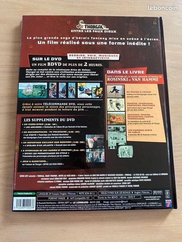 BD Thorgal : Entre les faux dieux + DVD (image 5)