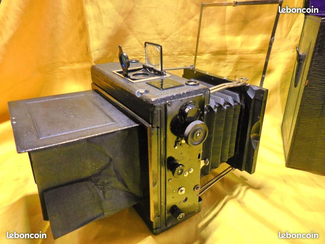 Appareil Photo Krauss Folding Klapp Takyr – Modèle 1 – Chambre Pliante Ancienne – Rare
