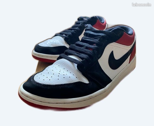 Jordan Low Black Toe Cream Laces Air Jordan Low Black Toe Chaussures