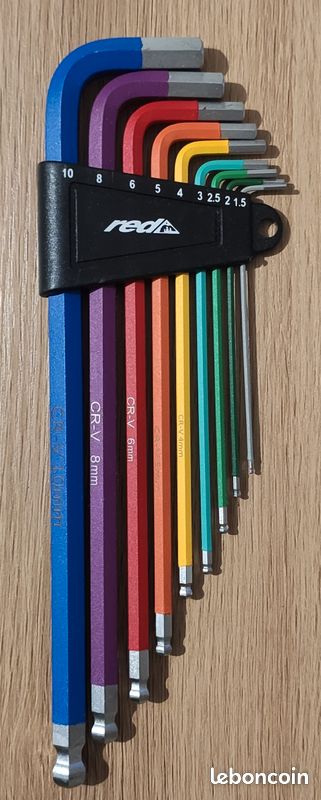 Jeu de clés allen chromées (image 1)