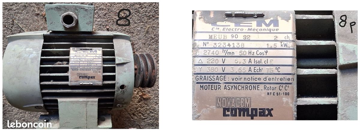 7 Moteurs électrique triphasé 220 V – 380 V (image 9)