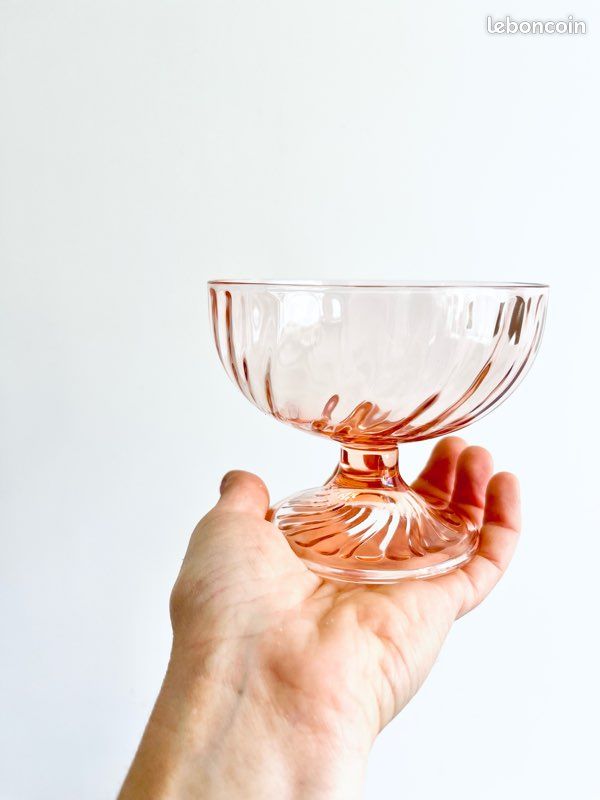 Harupink Lot De 4 Coupes à Glace Avec 4 Fourchettes, 250 Ml, Bols En Acier Inoxydable, Paroi Lisse, Verres Pour Sorbet, Dessert, Tiramisu