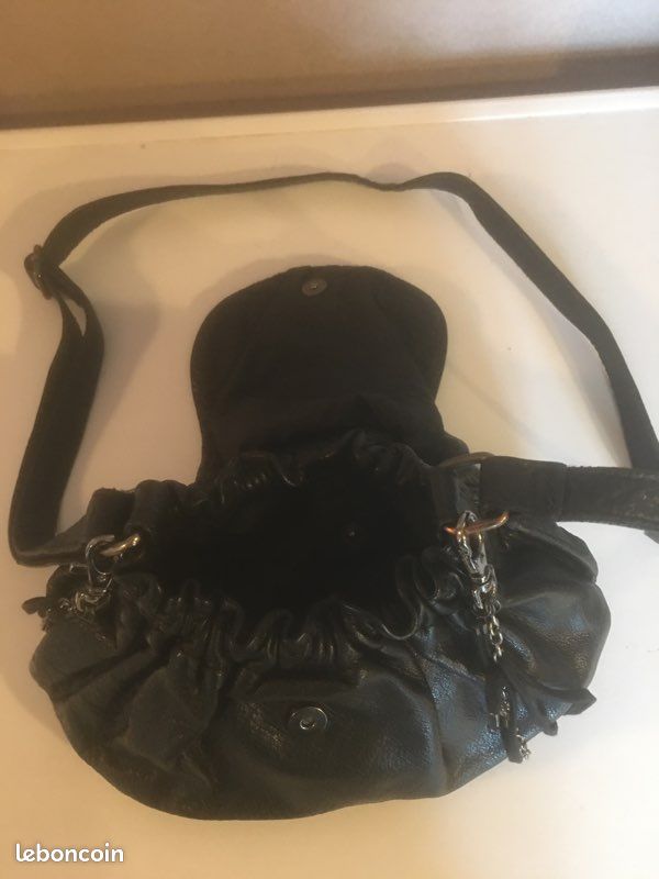 Sac en cuir noir (image 3)
