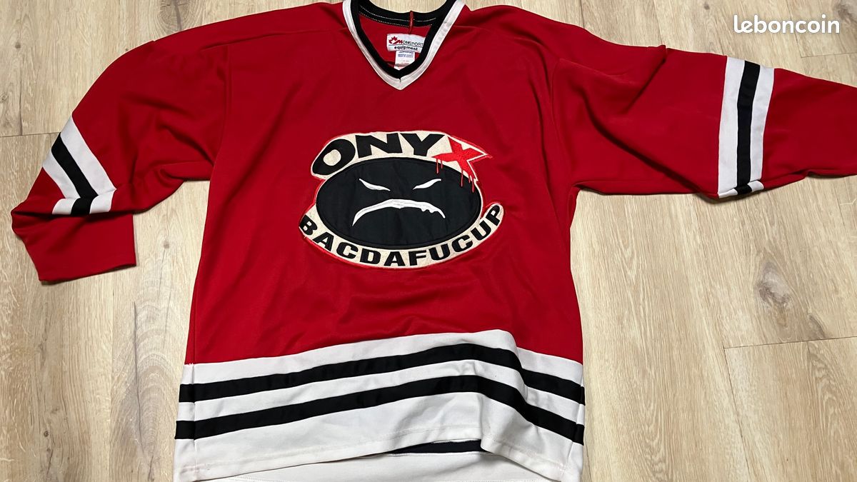 Tshirt Maillot / Hockey jersey - Onyx Bacdafucup - Vintage 90's - Monsport Equipment - Collection