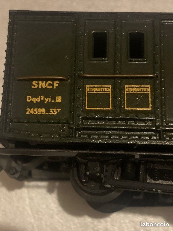 SMCF - Kit de fourgon à bogies SNCF ex PLM (HO Vintage) - Antique MarcBea