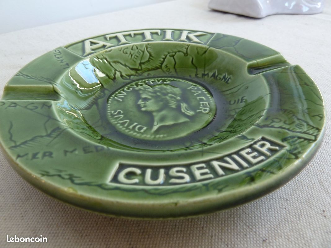 Joli porte savons vintage Cusenier faïence d’art Procéram d’Aubagne (image 11)